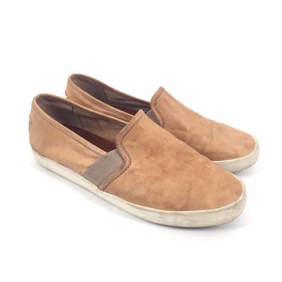 The Frye Company Dylan Leather Loafers Size 8 M Womens Brown Slip On Flats - Picture 1 of 8